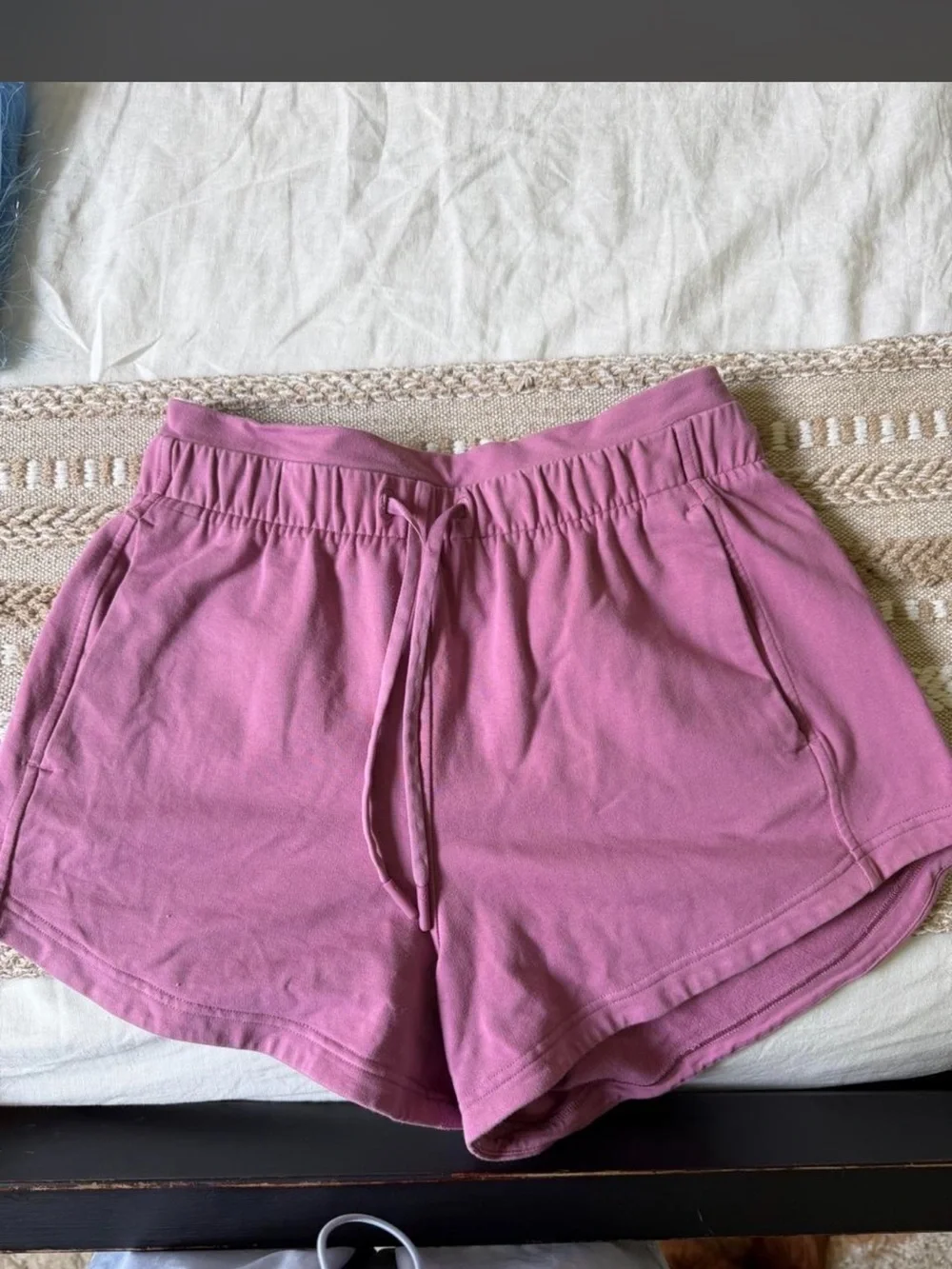 lululemon athletica Mauve Pink Drawstring Athletic Shorts
